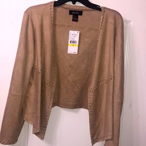 Karen Kane faux suede jacket